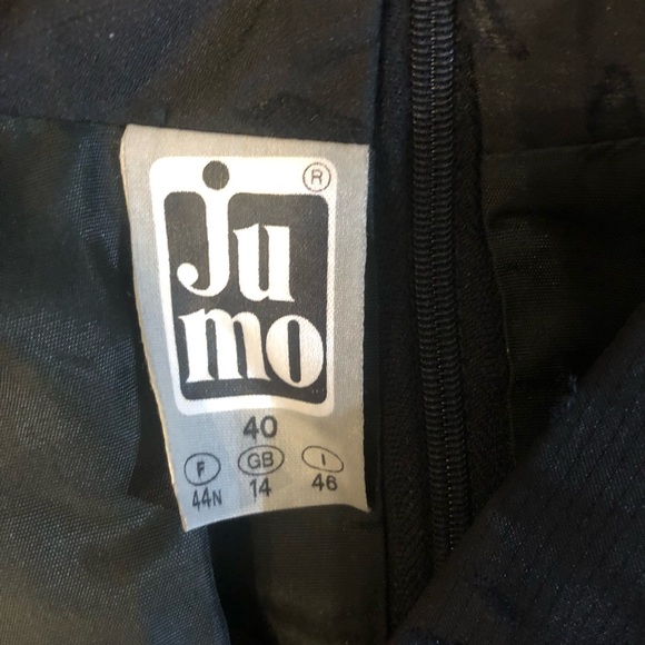 Vintage 1950’s German Black Dress - Lined, sheer outer layer - Picture 6 of 8